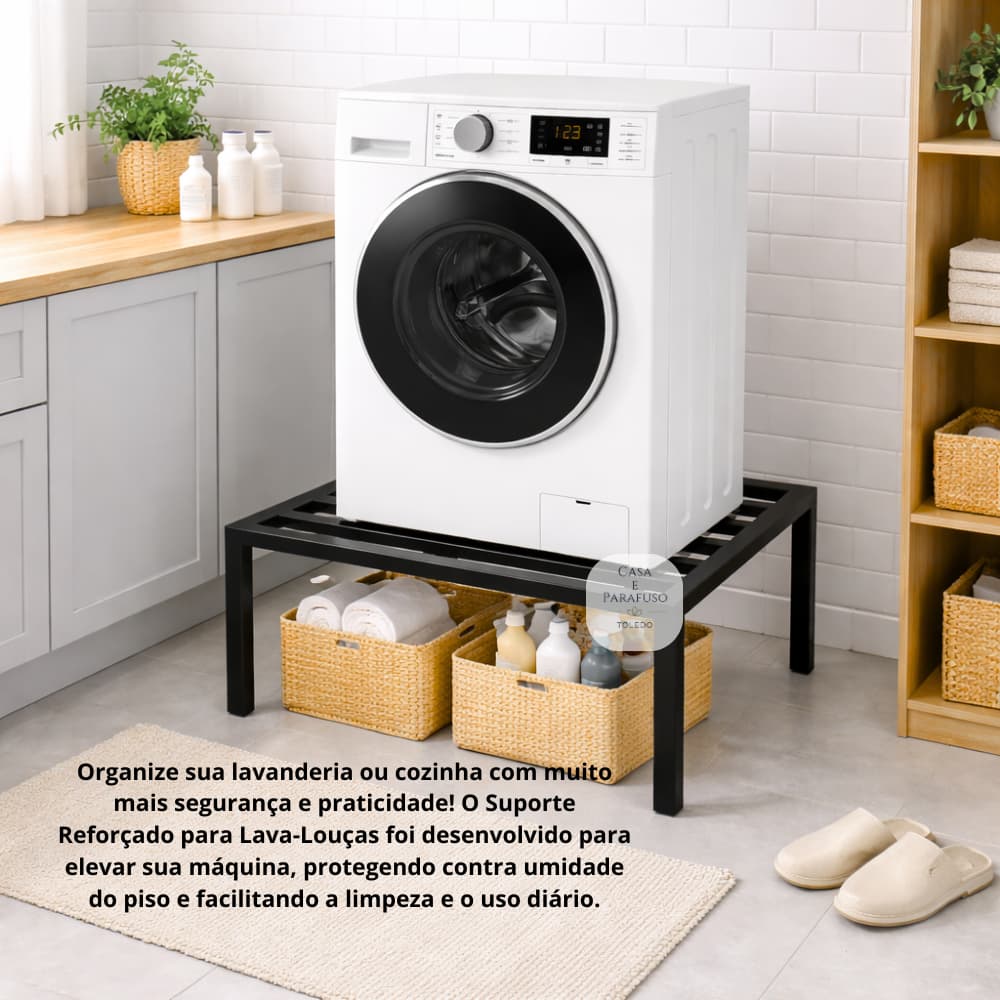 Suporte Reforçado para Lava-Louças 60x60x25 cm –111- Fazemos a Base sob medida