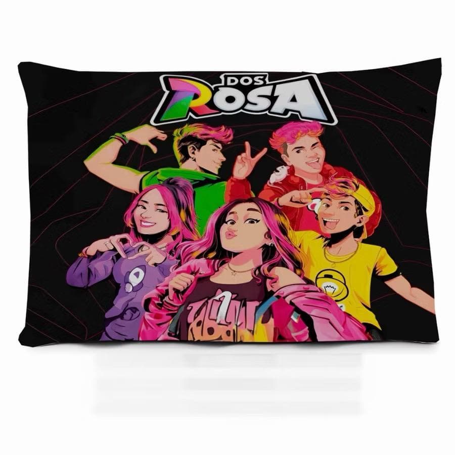 FRONHA INFANTIL  DOS ROSA E EMILLY VICK, CAPA PARA TRAVESSEIRO - TAMANHO 0,70 X 0,50