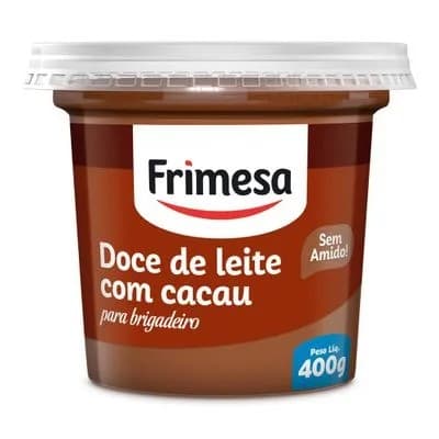 Kit 3x Doce de Leite com Cacau Frimesa 400g | Brigadeiro Cremoso e Saboroso