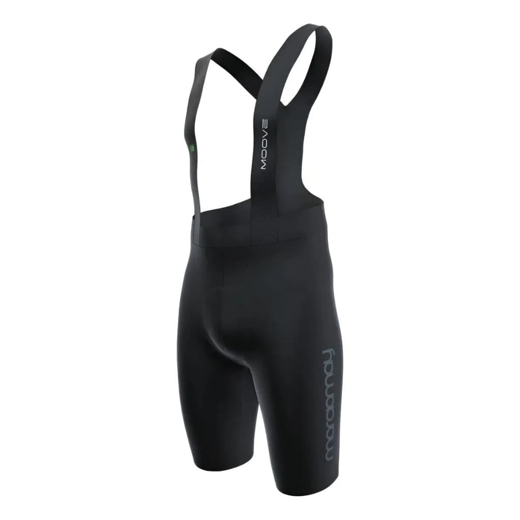 Bretelle Ciclismo Marcio May Moove Longa Distancia Masculino Preto/Prata