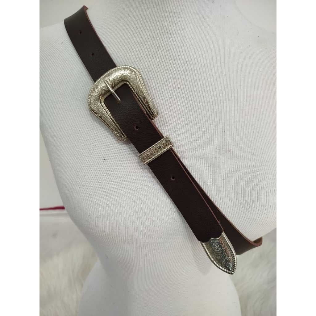Cinto Fivela Country marron