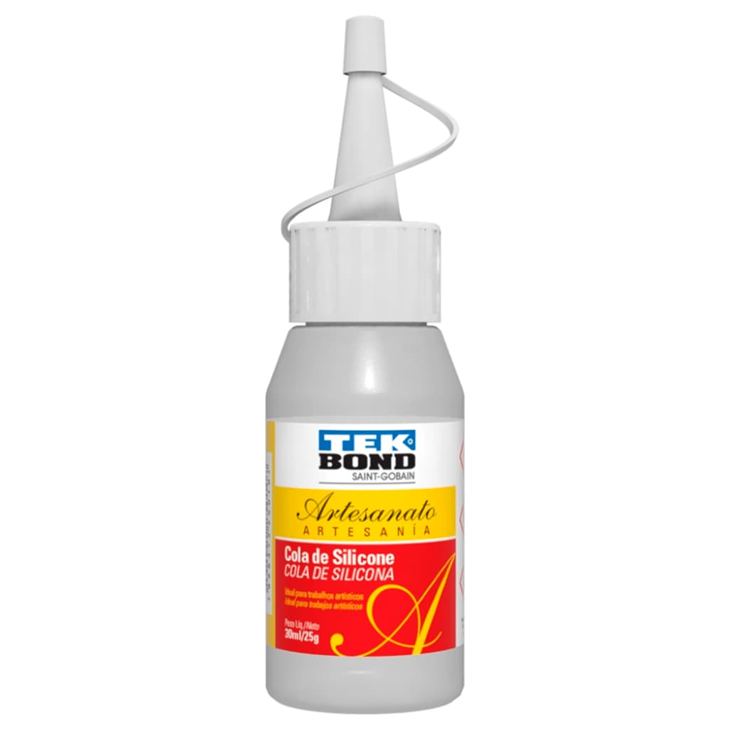 COLA DE SILICONE LIQUIDA TEK BOND P/ARTESANATO 25G/30ML