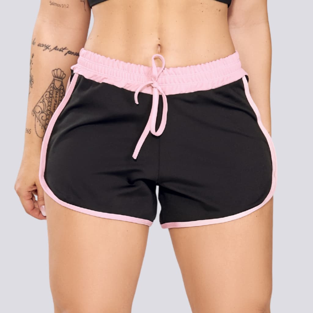 Short Academia Praia Shorts Fitness Moda Verão Kit Treino