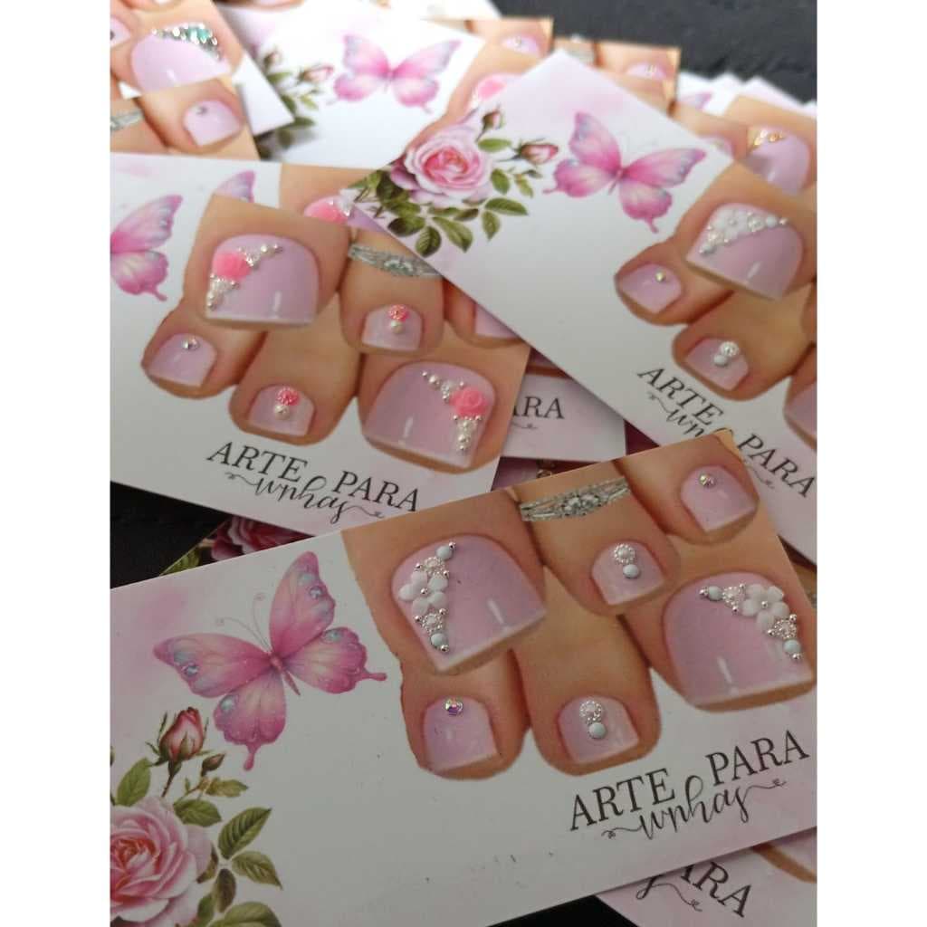 Jóias para pés Adesivos para Unhas dos pés