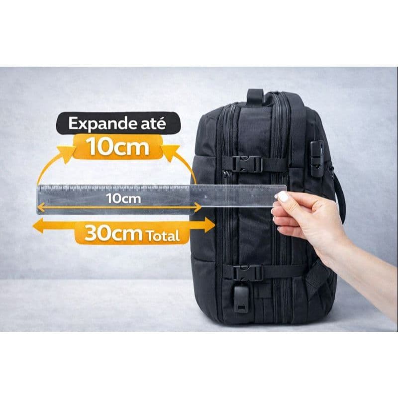 Mochila Escolar Expansivel Viagem Faculdade Executiva Notebook Tablet Mala Mão  Fone Ouvido USB Feminina Masculina top