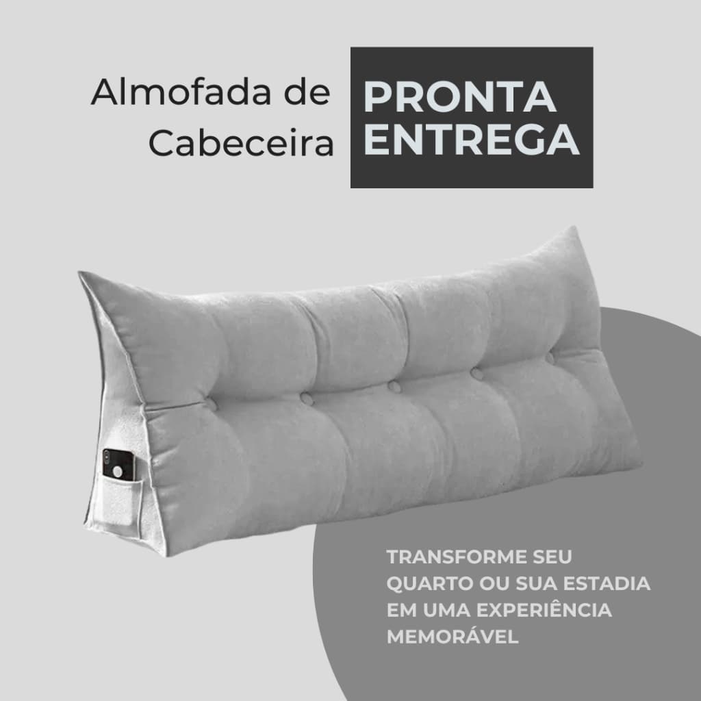 Travesseiro encosto ergonômico almofada de descanso lombar king 195cm