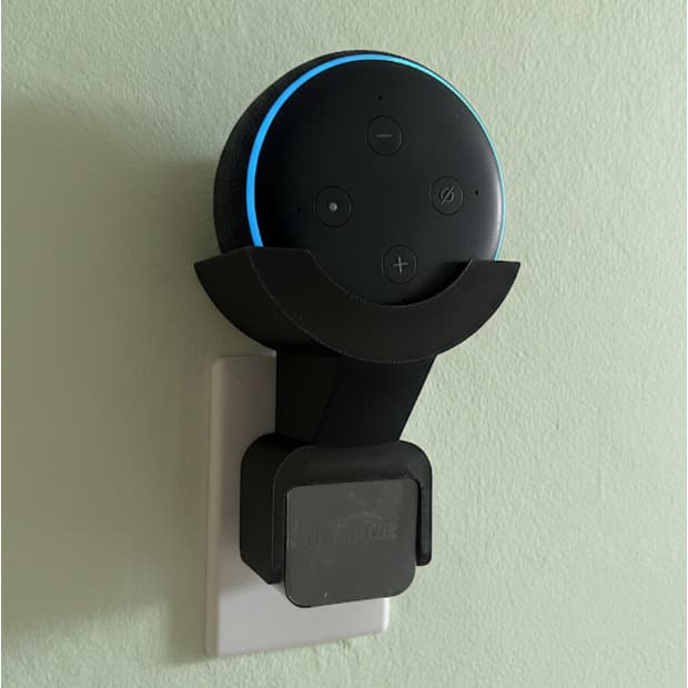Suporte De Tomada Para Alexa Echo Dot 3ª Geração - Praticidade e Segurança