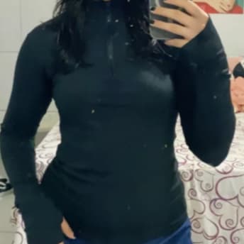 Liouty Jaqueta Feminina de Corrida de Manga Comprida para Ginástica E Academia