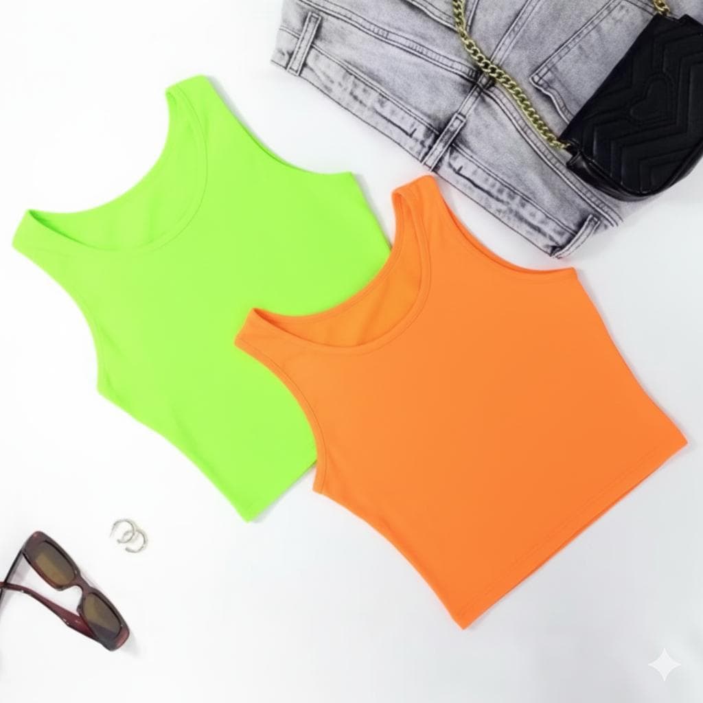 kit 2 cropped básico e versátil para o dia a dia/ moda feminina / Verão | Carnaval 2026