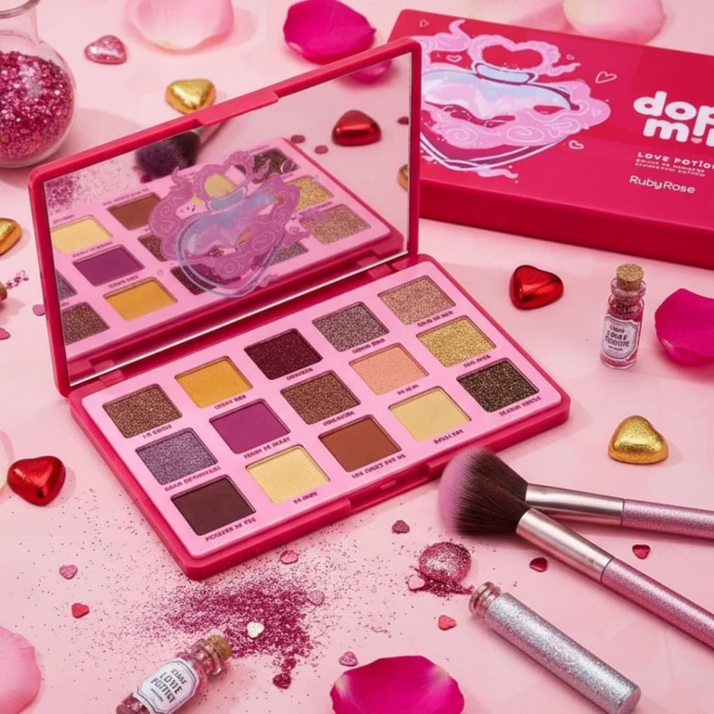 Paleta de Sombras Love Potion Dopamine Ruby Rose