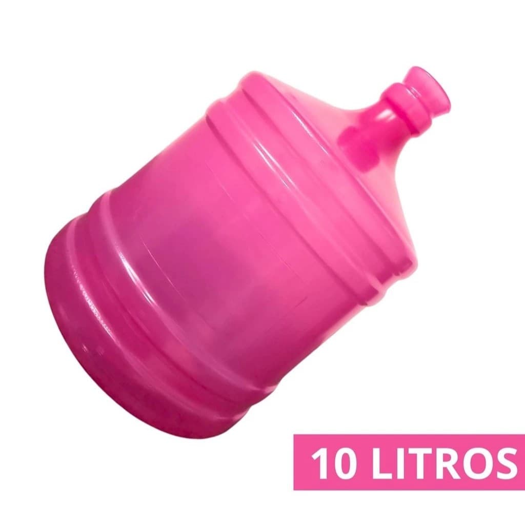 Galão 10 Litros ROSA Novo Vazio Com Tampa Vendante Validade 2026 a 2029