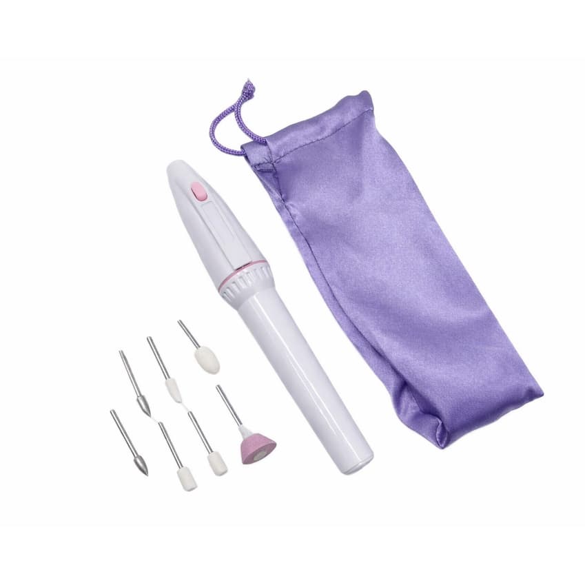 Kit Manicure Elétrico Portátil – Lixa Elétrica para Unhas com Brocas