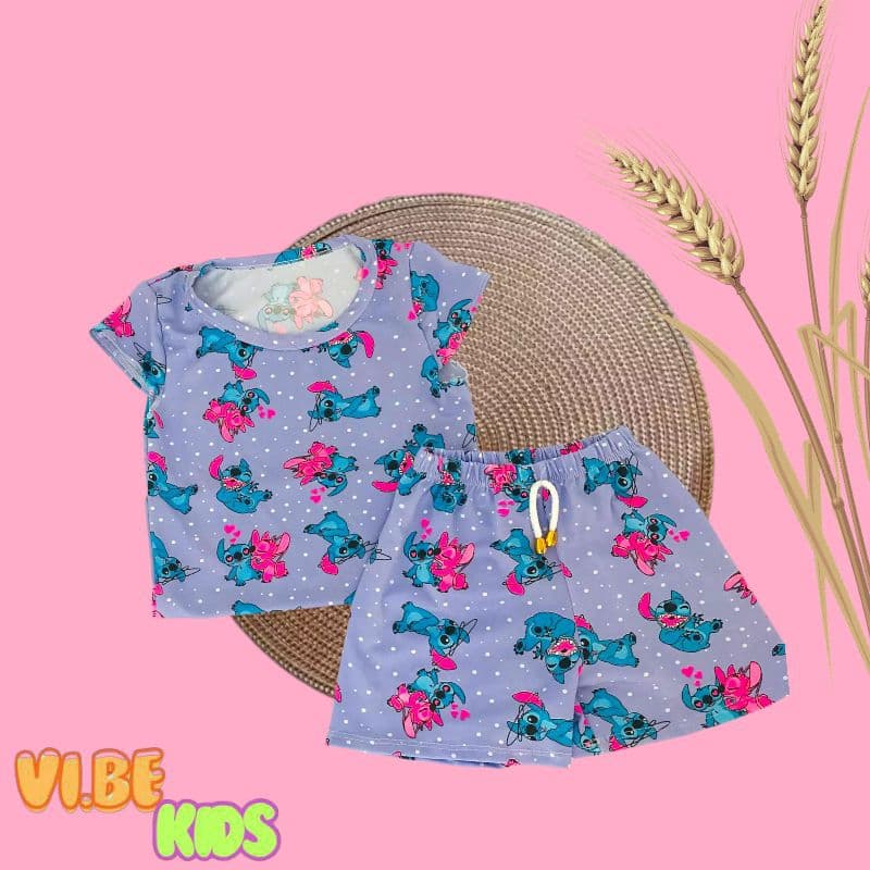 Conjunto Stitch Infantil Tam. M e G