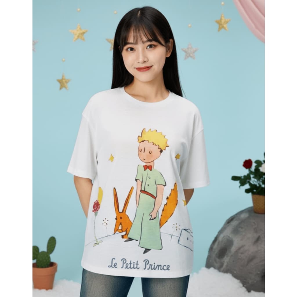 blusa pequeno príncipe kawaii soft girl literatura le petit prince aesthetic coquette delicada geek