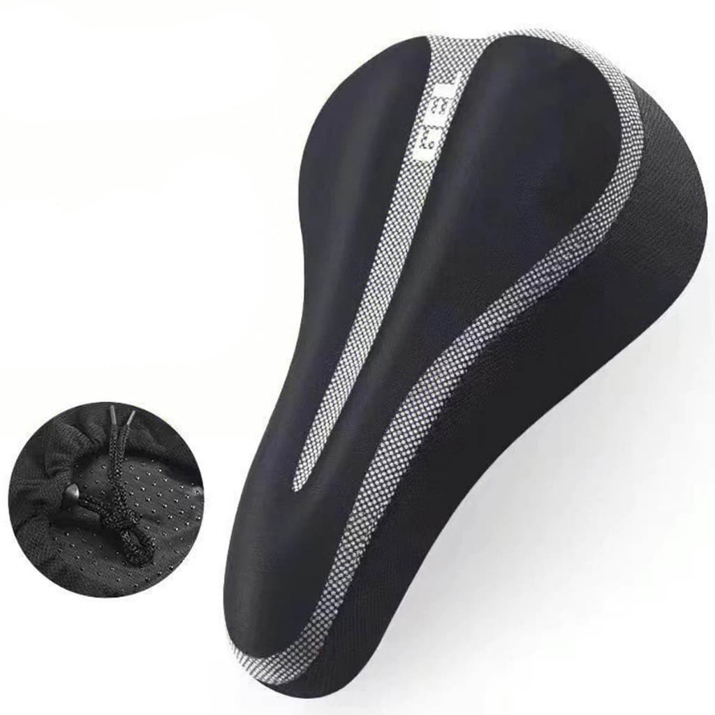 Capa Para Banco Selim Gel Banco Selim Forro Ajustável Para Bike Confortável Almofada