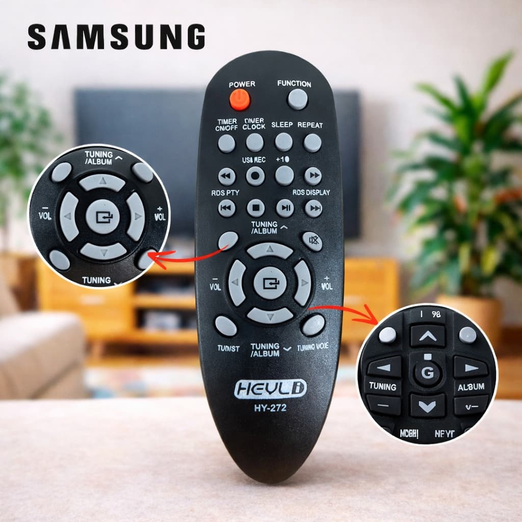 Controle remoto SAMSUNG para SOM / HY-272