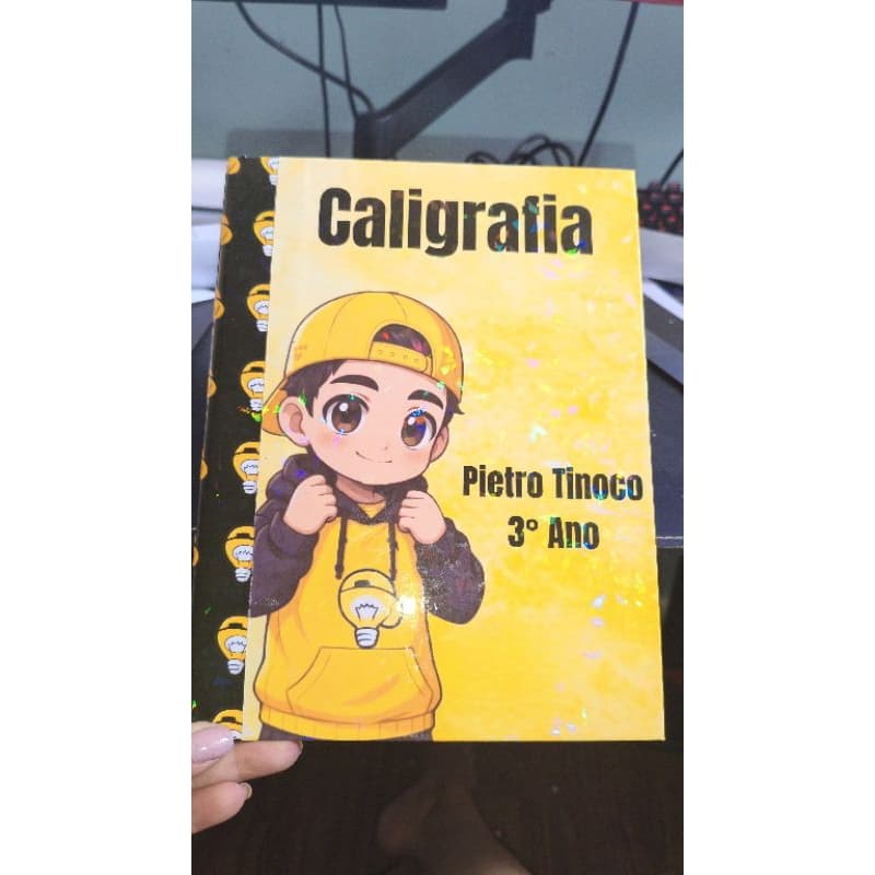 Caderno Brochura 96 folhas personalizado em qualquer tema