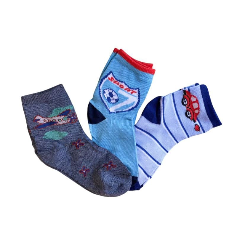 Kit Meia Infantil Menino