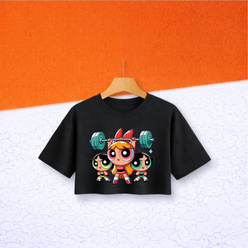 Cropped Oversized Premium Feminino Academia Casual