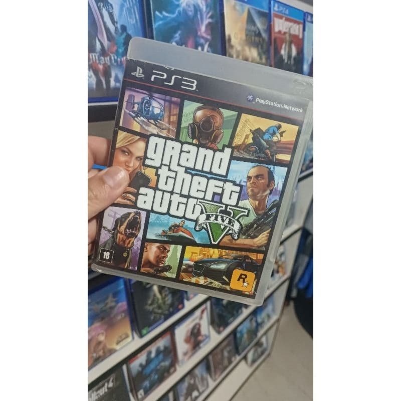 JOGO: GTA 5 midia fisica PS3 semi novo