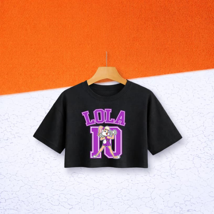 Cropped Oversized Premium Feminino Ideal para Academia e Dia a Dia Lola