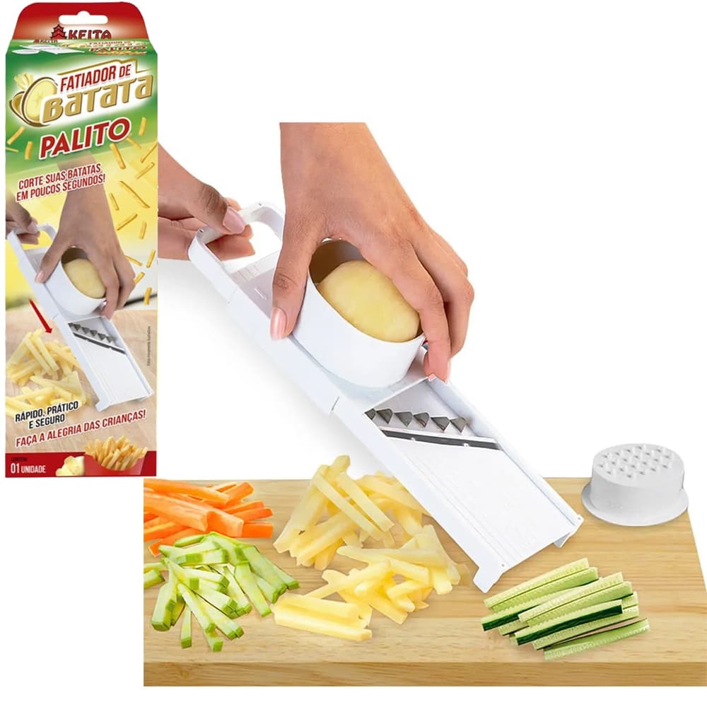FATIADOR DE BATATA PALITO DE PLASTICO