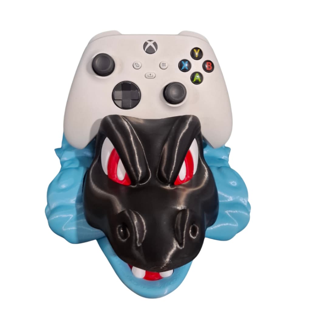 Mega Charizard X Suporte Para Controle Pokémon Universal Xbox One Playstation Nintendo Switch