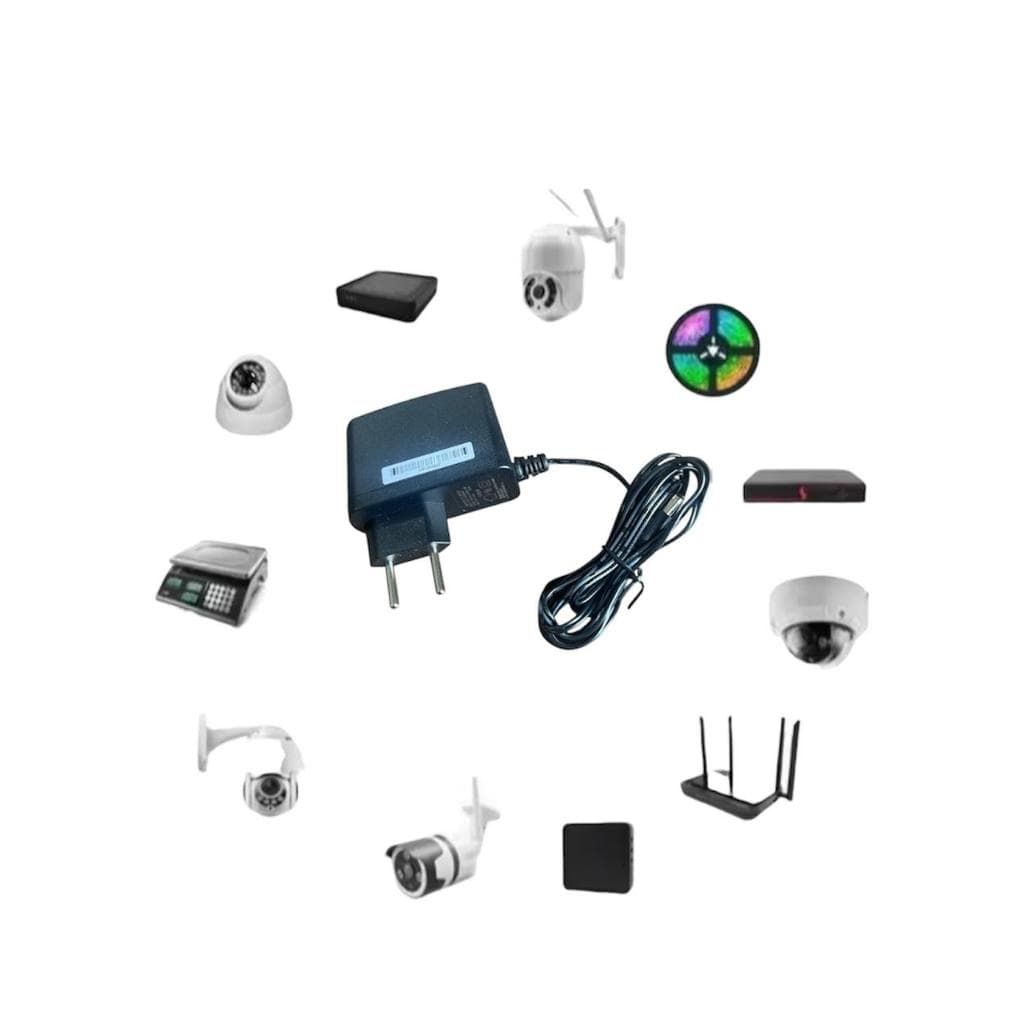 Fonte Prova D'agua Para Camera Ip Speed Dome 12v-2a Varios Modelos ,JORTA,IPEGA ,TI-BLUE,LEBOSS,SMART CAMERA