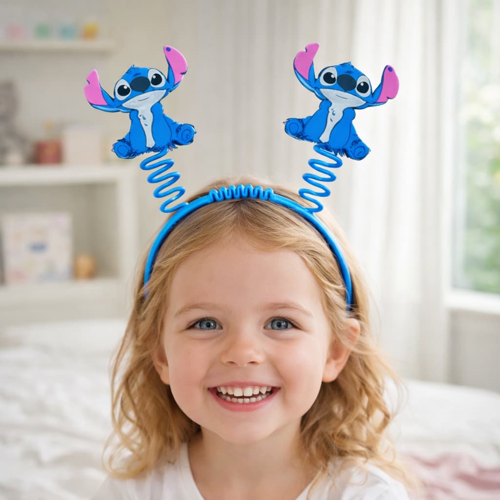 Tiara Infantil Stitch – Lilo & Stitch | Linda, Confortável e Divertida.