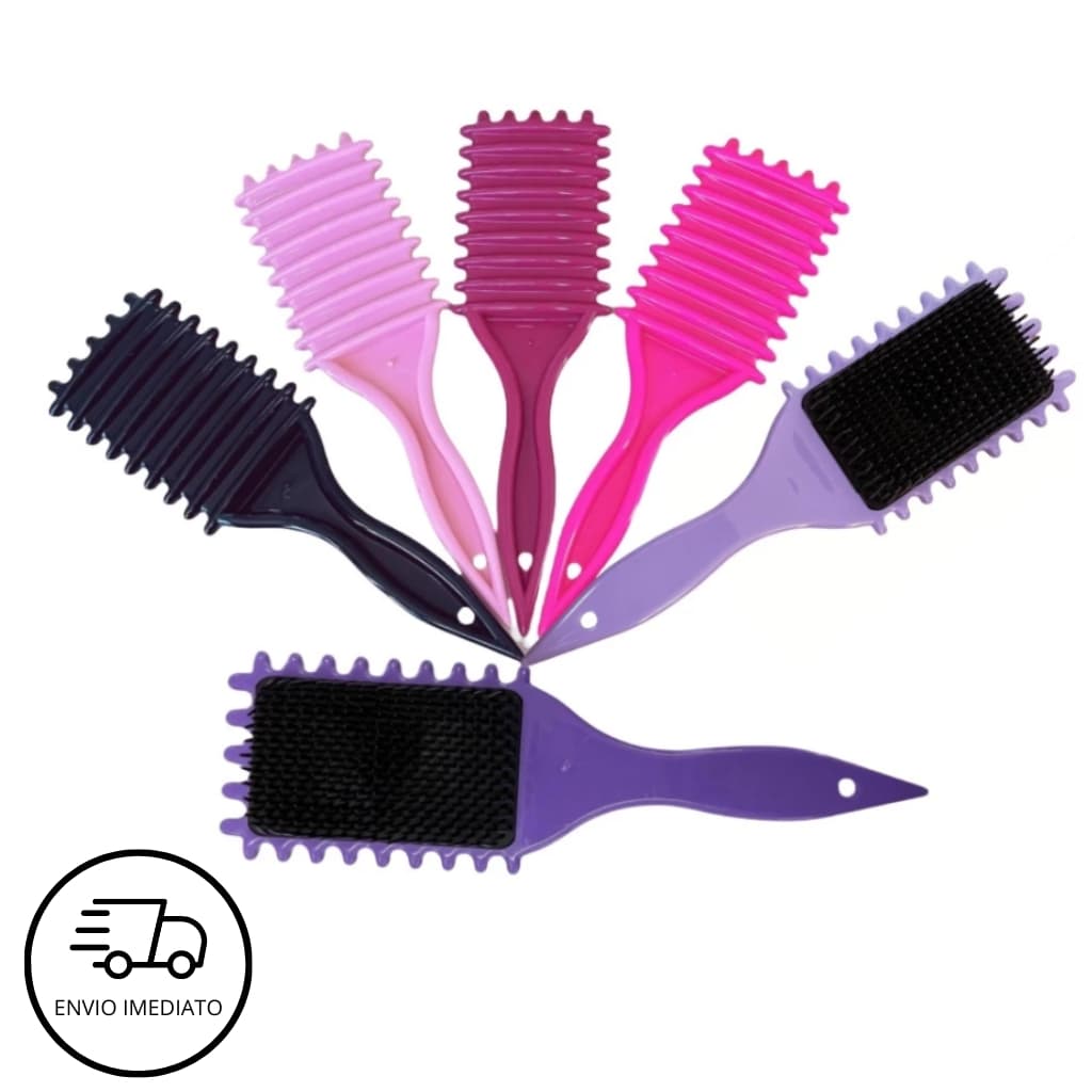 Escova para Cachos Definidos | Fitagem Rápida Anti Frizz com Cerdas de Javali