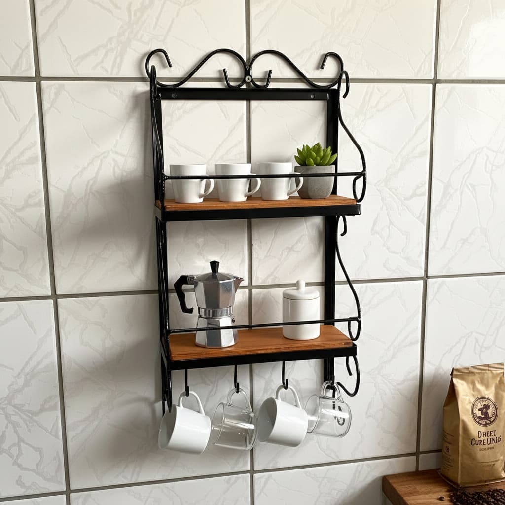 Porta Tempero Cantinho do Café Organizador Decoração Artesanal Para Cozinha Sala Área Gourmet