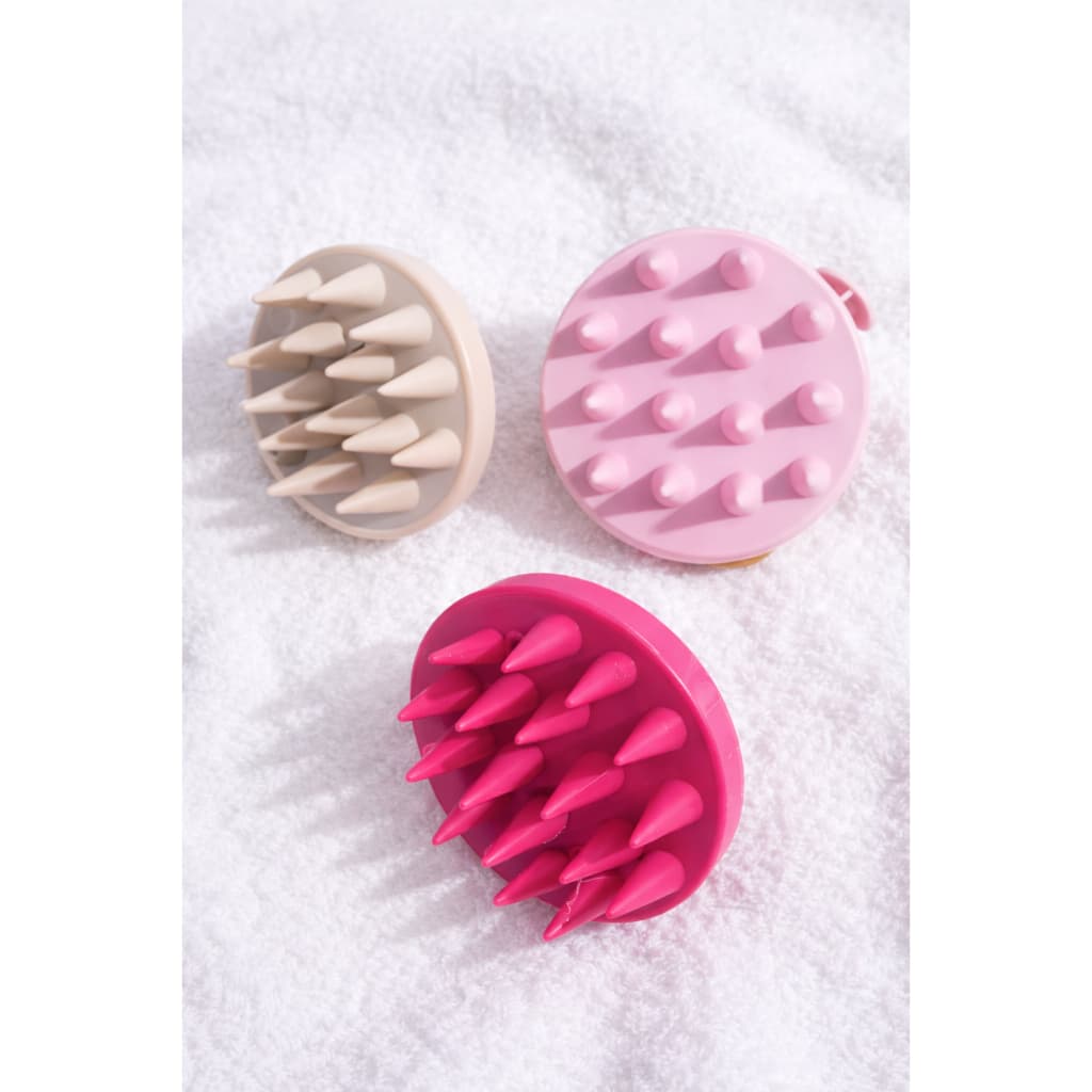 Escova Massageadora de Silicone – Escova para Shampoo – Couro Cabeludo– Limpeza Profunda