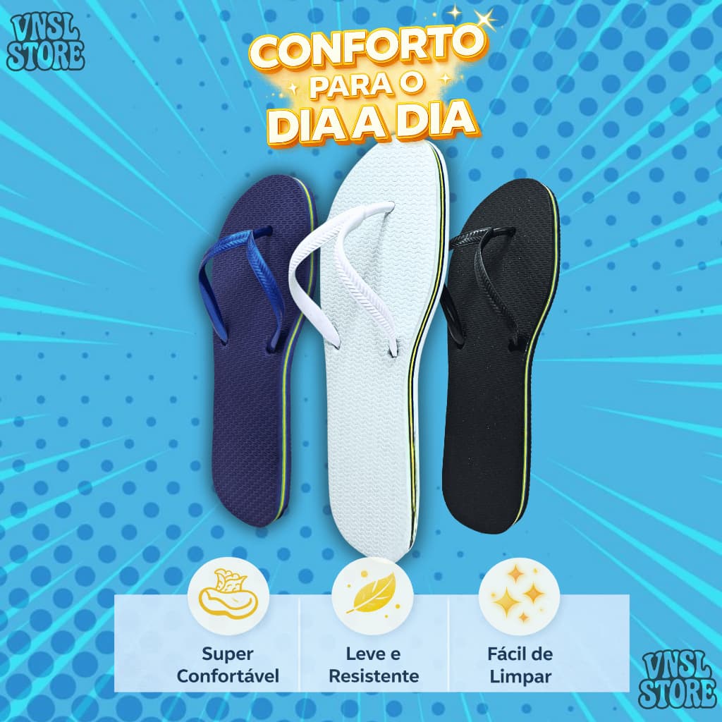 Chinelo Flat Mix Feminino com Design Exclusivo