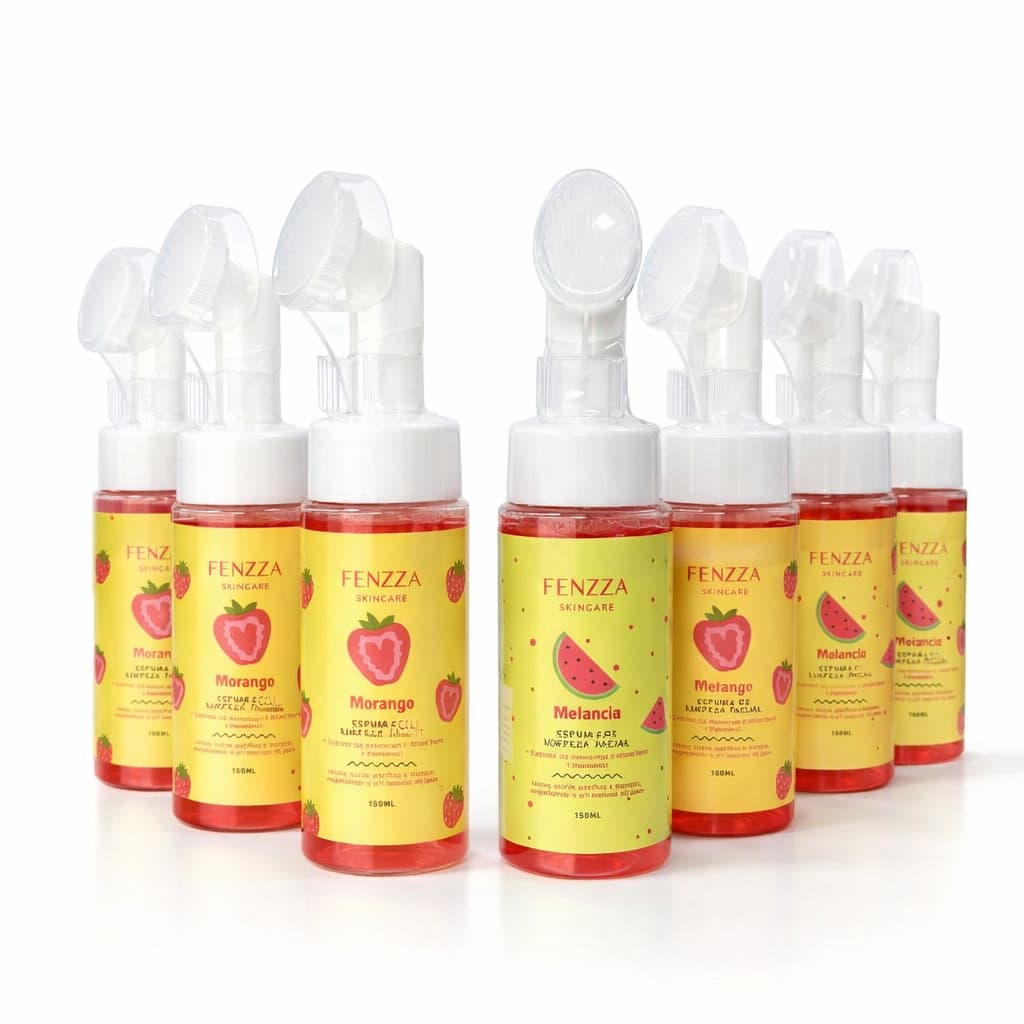 Mousse Demaquilante Facial Sabonete de Limpeza Com Aplicador