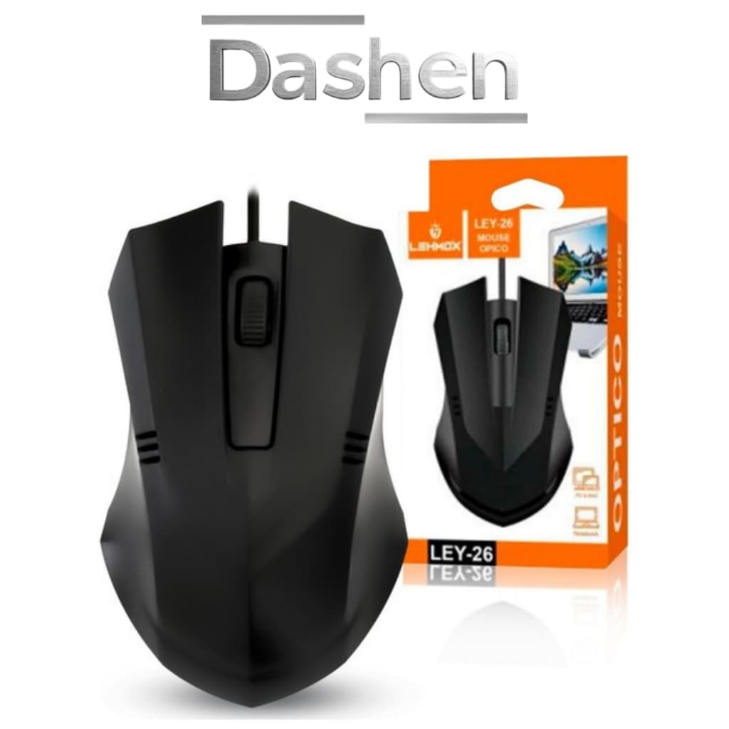 Mouse Óptico Lehmox LEY-26 USB 3.0 Alta Sensibilidade 1600 DPI Para PC Notebook