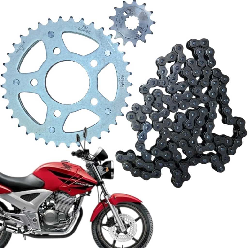 Transmissão Relação Da Cbx 250 Twister 2001 A 2008 Completa