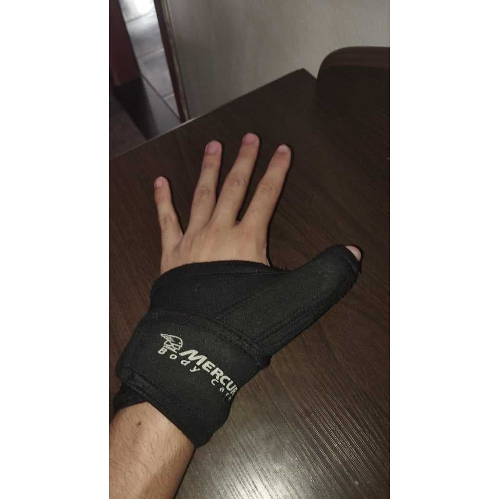 Órtese de Neoprene para Punho e Polegar Mercur - Estabilizadora e Ajustável (Usada)