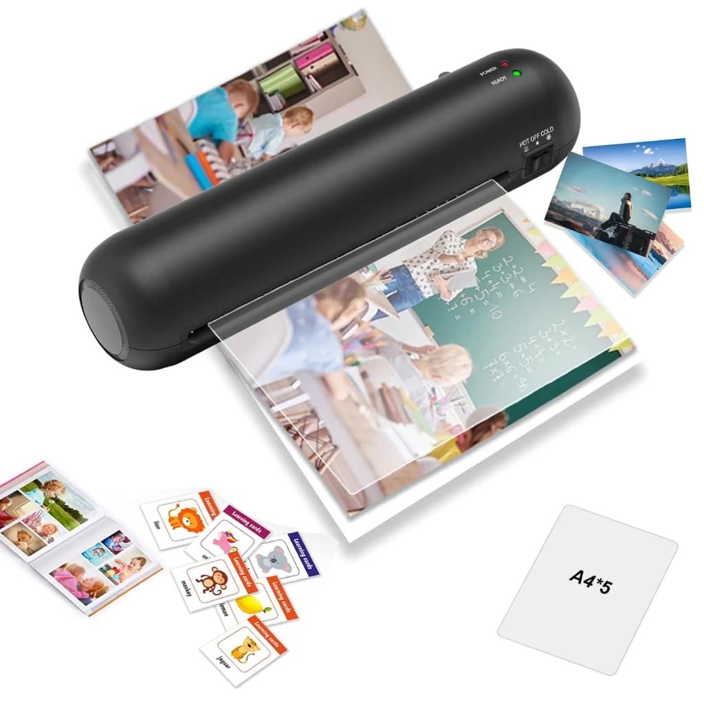 QFUN Plastificadora Nova Laminadora Refiladora A4/A5/A6 Térmica Para Escola E Escritór 220V/127V