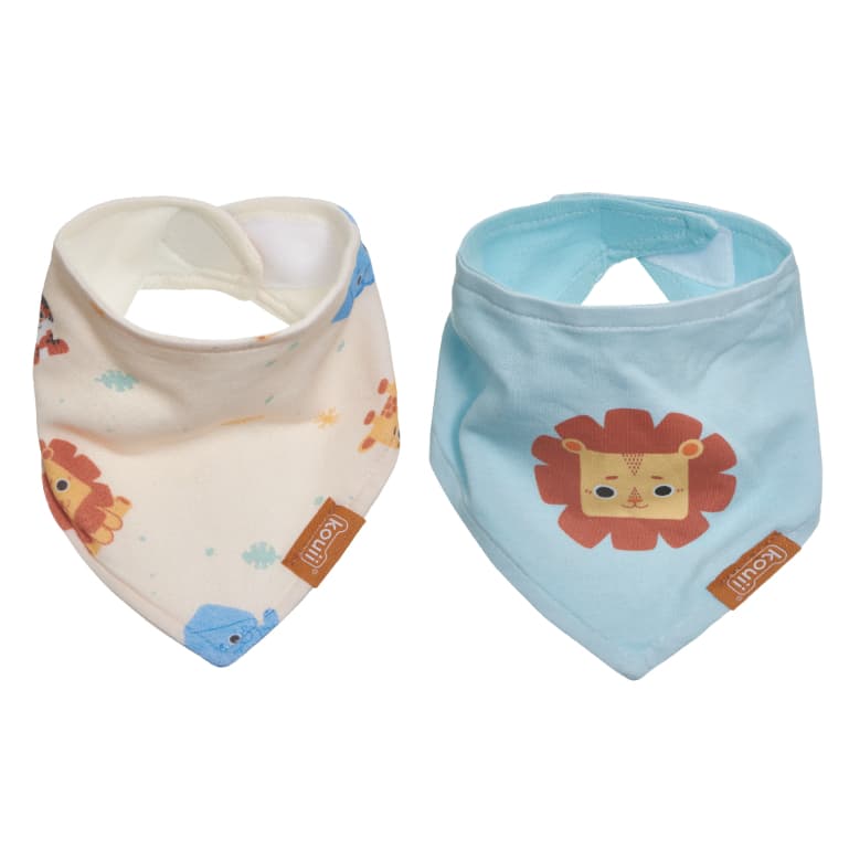 Kit Babador Bandana e Pano de Ombro Kouii Filhotis Leo