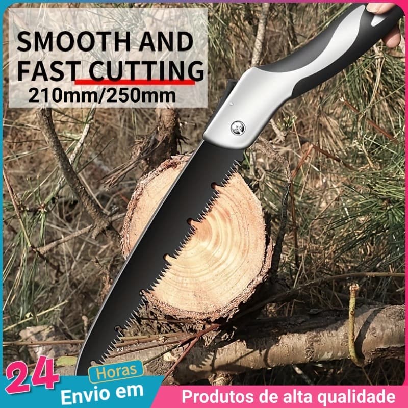 Serra Serrote Dobrável Profissional Lâmina 250mm Poda Galhos  Camping , Poda De Galhos