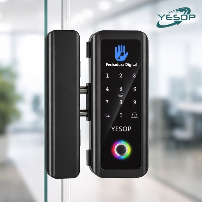 YESOP Fechadura De Porta Inteligente WiFi Resistente A Água Eletrônica De Impressão Digital