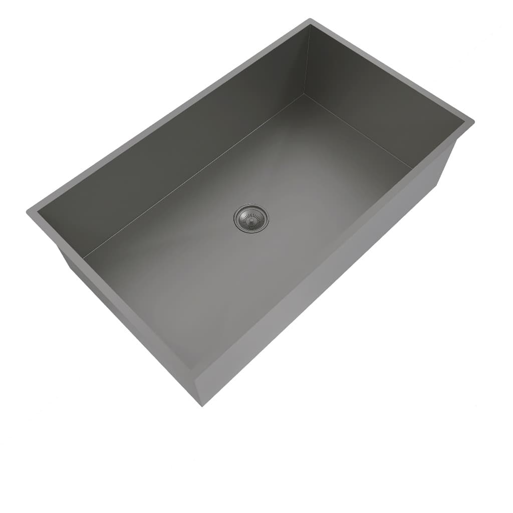 Cuba de Embutir para Cozinha Gourmet Aço Inox 304 70x40 com Acabamento Escovado