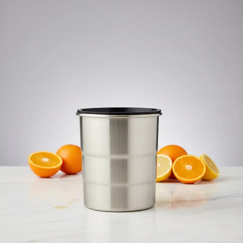 Copo P/ Extrator Espremedor Sucos Laranja Alumínio + Peneira