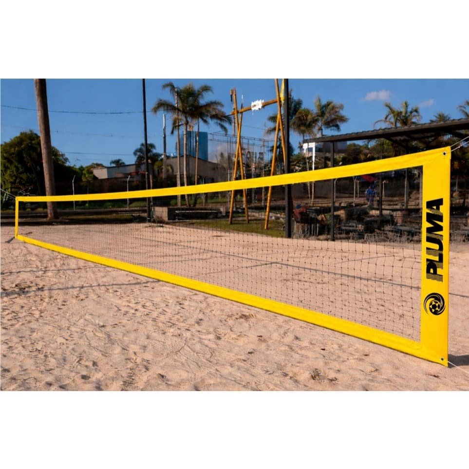 Rede Multiesportes 9,5m x 1m malha de Beach tenis