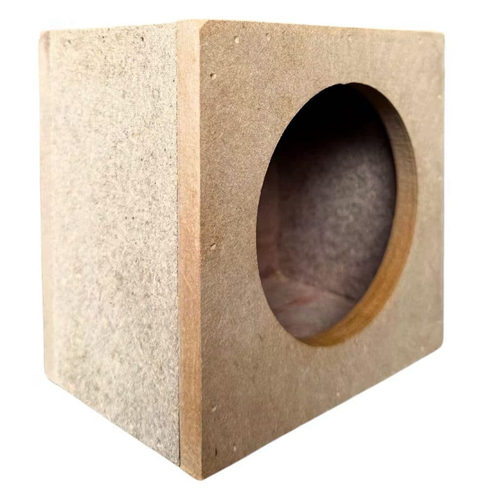 Par Caixa Acústica Quadrada 6 Mdf Sem Revestimento