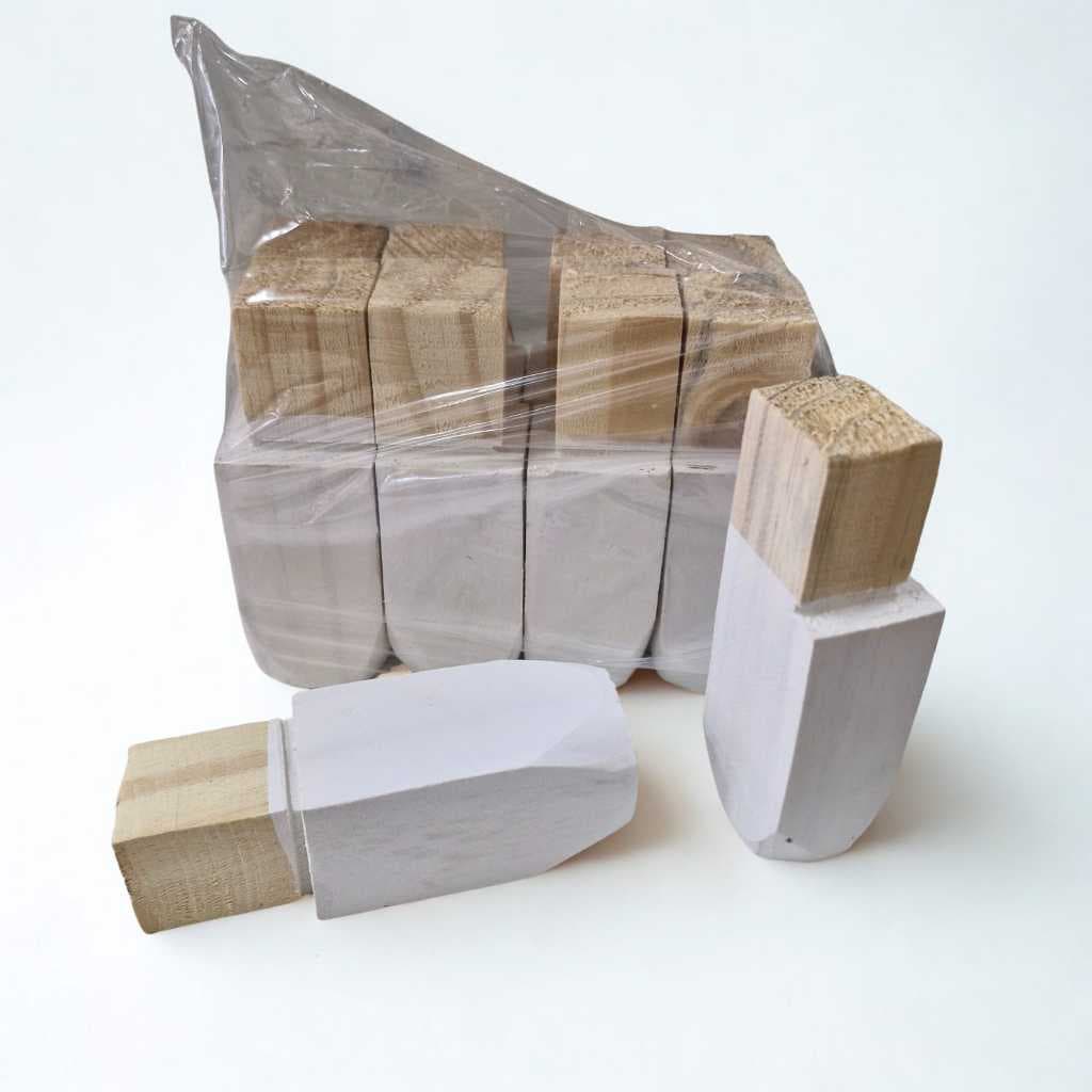 6x Pé de madeira para guarda roupa