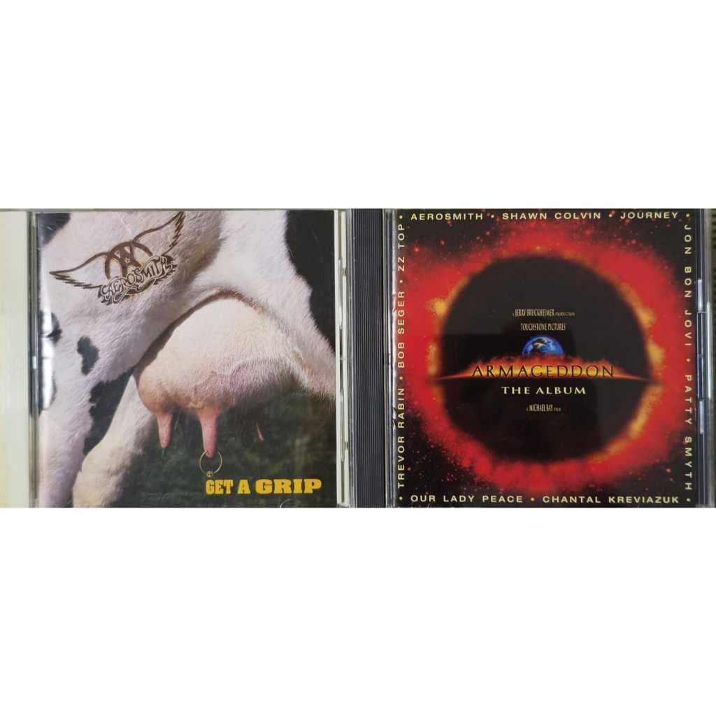 Kit 2 CDs Originais – Aerosmith Get A Grip + Trilha Sonora Armageddon