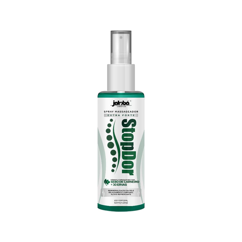 Spray de Massagem Extra Forte StopDor Jatobá 120ml Absorção Rápida