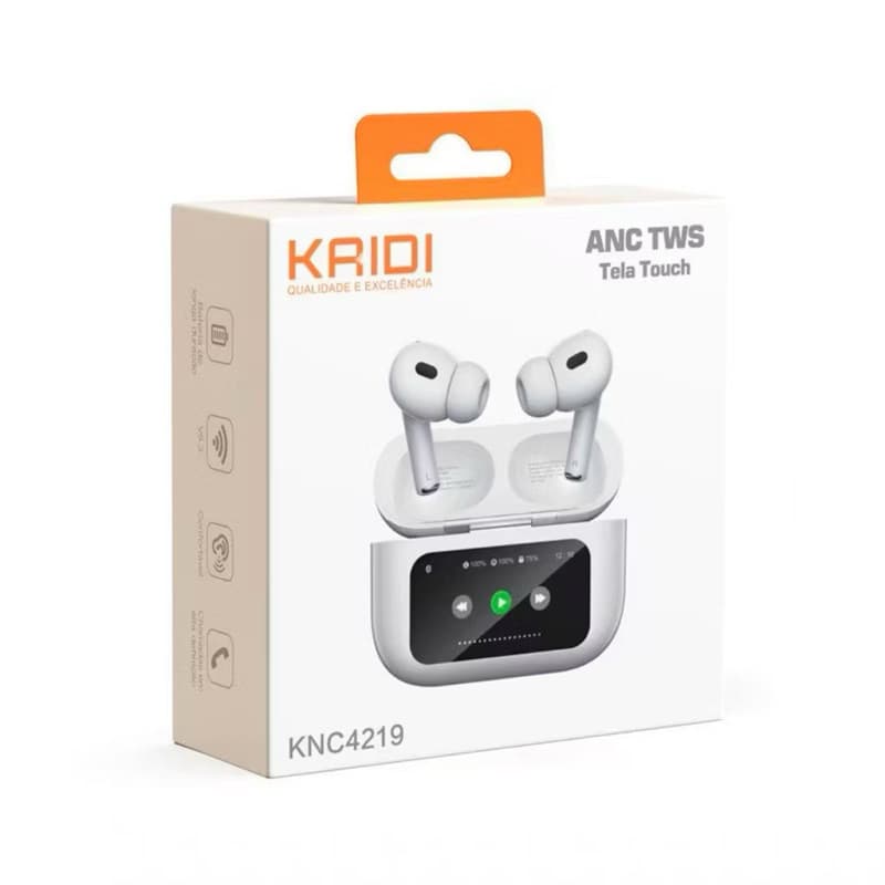 Fone De Ouvido Tela Touch Original kNC4219Cancelamento De Ruído Bluetooth KD7219