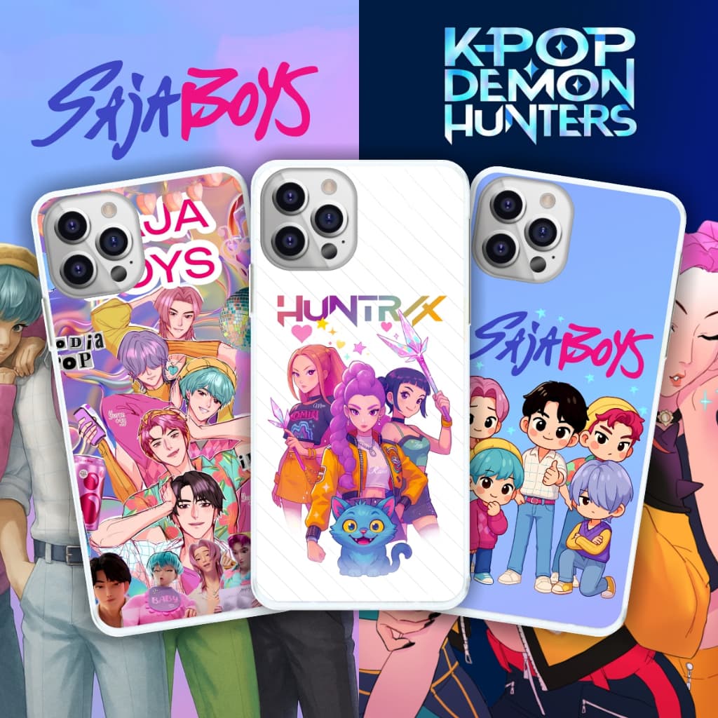 Capinha KPOP Guerreiras do Kpop Saja Boys Banda Huntrix Capa de Celular
